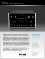 McIntosh MX-136 - Brochure 